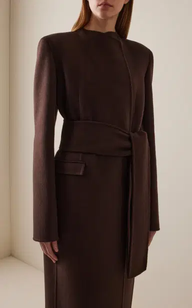 Khaite Jelson Double-Faced Wool Coat | Thumbnail 3 Khaite Jelson Double-Faced Wool Coat | Thumbnail 3