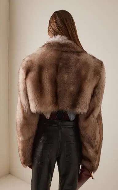 Khaite Stallone Cropped Shearling Jacket | Thumbnail 4 Khaite Stallone Cropped Shearling Jacket | Thumbnail 4