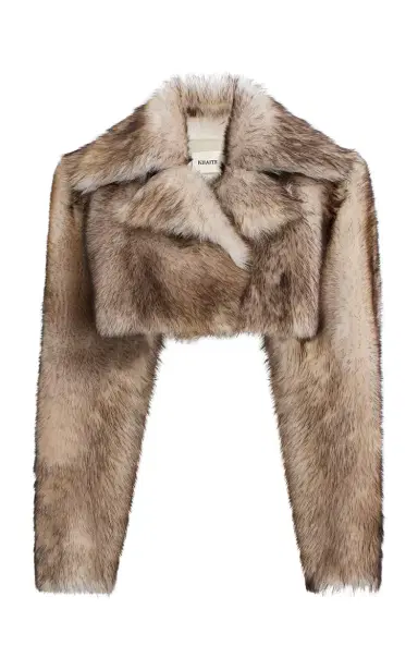 Khaite Stallone Cropped Shearling Jacket | Thumbnail 1 Khaite Stallone Cropped Shearling Jacket | Thumbnail 1