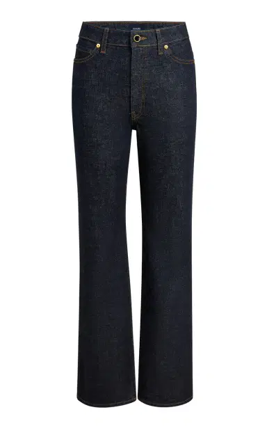 Khaite Danielle Stretch High-Rise Indigo Jeans | Thumbnail 5 Khaite Danielle Stretch High-Rise Indigo Jeans | Thumbnail 5