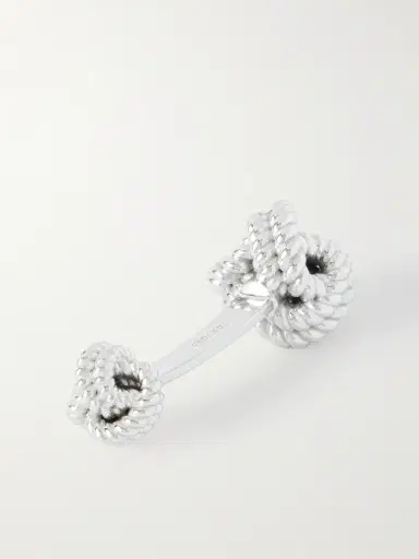 Tom Ford Knot 18-Karat White Gold Cufflinks - Men | Thumbnail 2 Tom Ford Knot 18-Karat White Gold Cufflinks - Men | Thumbnail 2