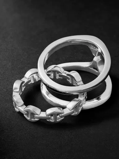 Hoorsenbuhs Phantom Clique Sterling Silver Ring - Men | Thumbnail 4 Hoorsenbuhs Phantom Clique Sterling Silver Ring - Men | Thumbnail 4