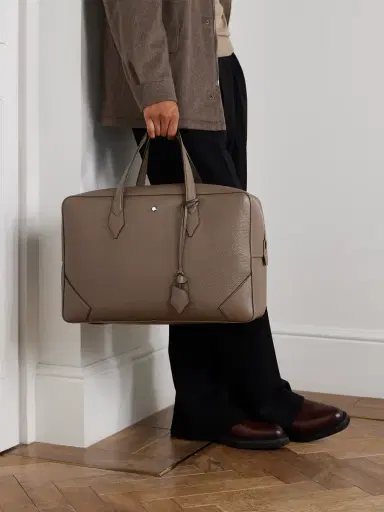 Montblanc Full-Grain Leather Holdall - Men | Thumbnail 2 Montblanc Full-Grain Leather Holdall - Men | Thumbnail 2
