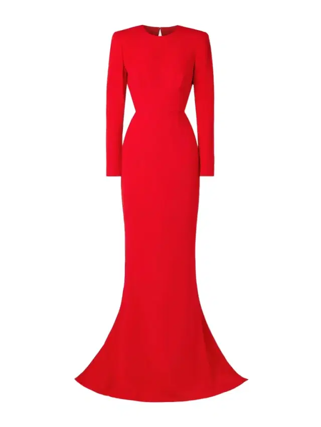 Open-back Crepe Gown Open-back Crepe Gown