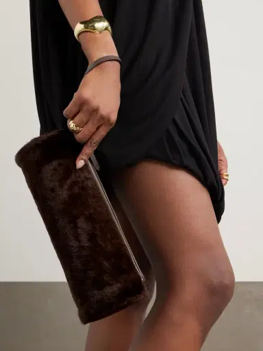 Proenza Schouler Silo Shearling Clutch | Thumbnail 2 Proenza Schouler Silo Shearling Clutch | Thumbnail 2