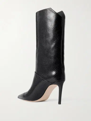 Jimmy Choo Beren 85 Snake-effect Leather Boots | Thumbnail 3 Jimmy Choo Beren 85 Snake-effect Leather Boots | Thumbnail 3