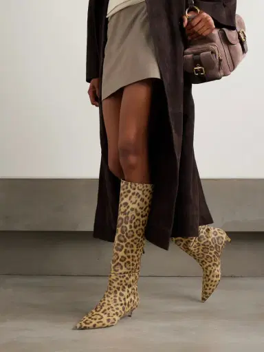 Jimmy Choo Maxima 35 Leopard-print Calf Hair Knee Boots | Thumbnail 2 Jimmy Choo Maxima 35 Leopard-print Calf Hair Knee Boots | Thumbnail 2