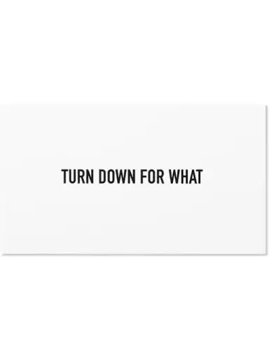 Terrapin Stationers 'Turn Down for What' Calling Cards | Thumbnail 1 Terrapin Stationers 'Turn Down for What' Calling Cards | Thumbnail 1
