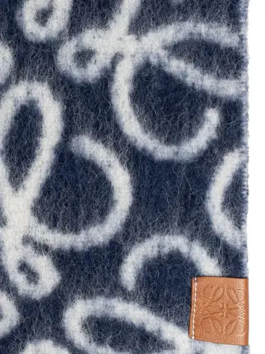 Loewe Alpaca and Wool Anagram Scarf | Thumbnail 2 Loewe Alpaca and Wool Anagram Scarf | Thumbnail 2