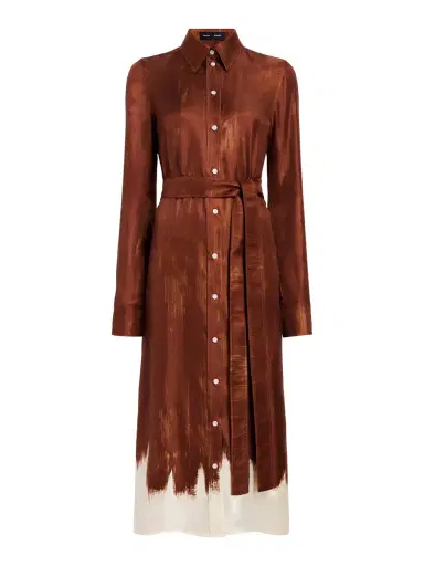Proenza Schouler Amaya Silk Twill Shirtdress | Thumbnail 1 Proenza Schouler Amaya Silk Twill Shirtdress | Thumbnail 1