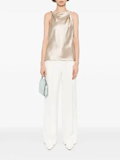 Adam Lippes Banks Silk Crepe Trousers | Thumbnail 2 Adam Lippes Banks Silk Crepe Trousers | Thumbnail 2