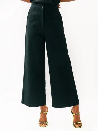 Kirna Zabête Exclusive Collection Cotton Drill Wide Leg Trousers | Thumbnail 5 Kirna Zabête Exclusive Collection Cotton Drill Wide Leg Trousers | Thumbnail 5