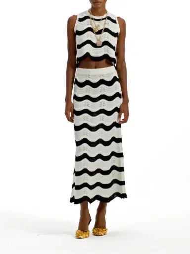 La DoubleJ Crochet Chevron Skirt | Thumbnail 2 La DoubleJ Crochet Chevron Skirt | Thumbnail 2