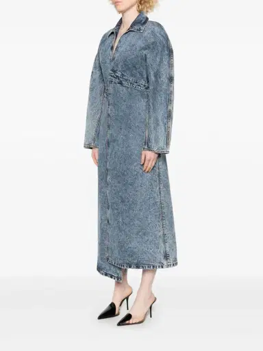 Alaïa Denim Trench Coat | Thumbnail 3 Alaïa Denim Trench Coat | Thumbnail 3