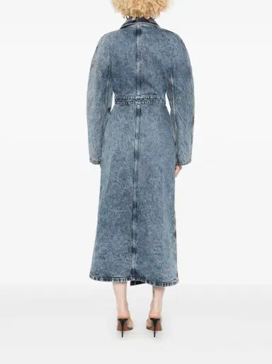 Alaïa Denim Trench Coat | Thumbnail 4 Alaïa Denim Trench Coat | Thumbnail 4
