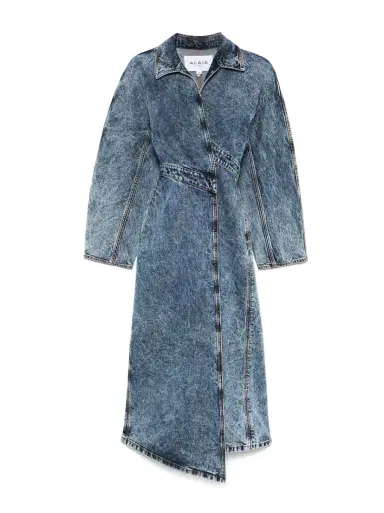 Alaïa Denim Trench Coat | Thumbnail 1 Alaïa Denim Trench Coat | Thumbnail 1
