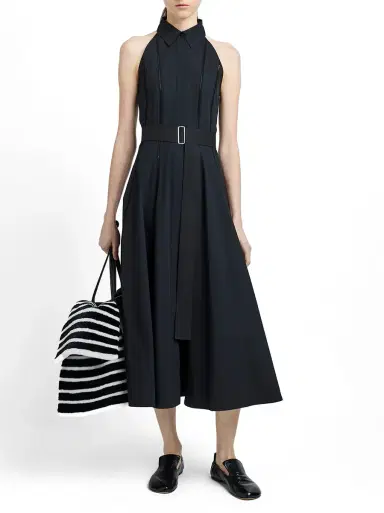 Proenza Schouler Dorothy Poplin Midi Dress | Thumbnail 2 Proenza Schouler Dorothy Poplin Midi Dress | Thumbnail 2