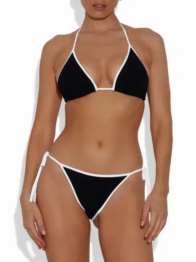 Hunza G Gina Contrast Bikini | Thumbnail 4 Hunza G Gina Contrast Bikini | Thumbnail 4