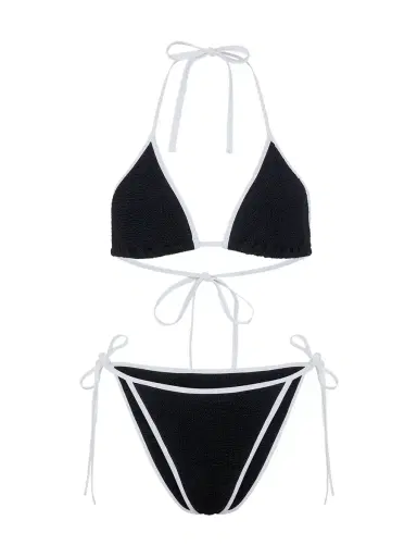 Hunza G Gina Contrast Bikini | Thumbnail 1 Hunza G Gina Contrast Bikini | Thumbnail 1