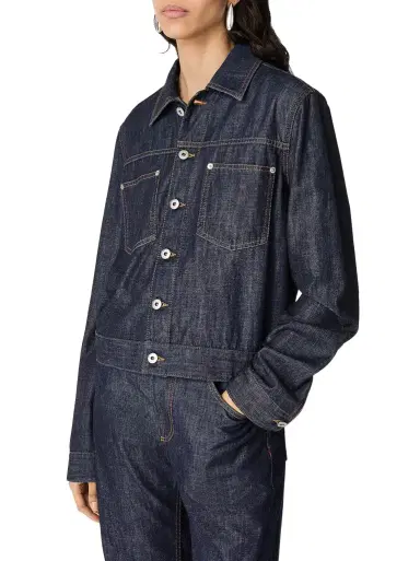 Bottega Veneta Indigo Denim Jacket | Thumbnail 1 Bottega Veneta Indigo Denim Jacket | Thumbnail 1