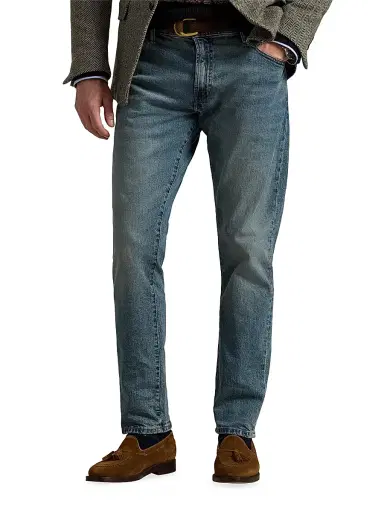Polo Ralph Lauren Men's Sullivan Washed Denim StraightLleg Jeans - Spokane | Thumbnail 3 Polo Ralph Lauren Men's Sullivan Washed Denim StraightLleg Jeans - Spokane | Thumbnail 3