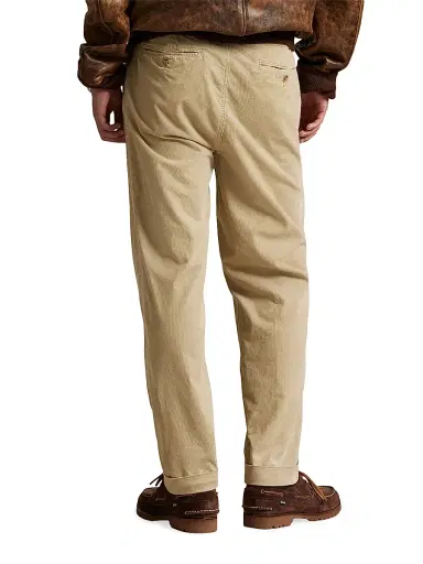 Polo Ralph Lauren Men's Stretch-Cotton Drawstring Pants - Dune Tan | Thumbnail 4 Polo Ralph Lauren Men's Stretch-Cotton Drawstring Pants - Dune Tan | Thumbnail 4
