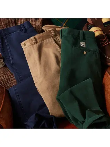 Polo Ralph Lauren Men's Stretch-Cotton Drawstring Pants - Dune Tan | Thumbnail 6 Polo Ralph Lauren Men's Stretch-Cotton Drawstring Pants - Dune Tan | Thumbnail 6