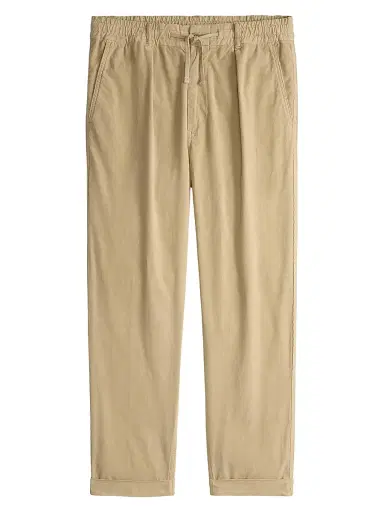 Polo Ralph Lauren Men's Stretch-Cotton Drawstring Pants - Dune Tan | Thumbnail 1 Polo Ralph Lauren Men's Stretch-Cotton Drawstring Pants - Dune Tan | Thumbnail 1