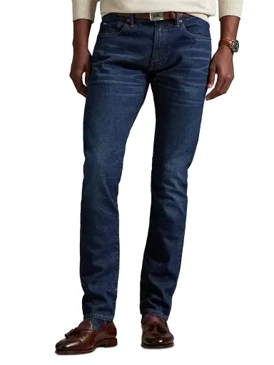 Polo Ralph Lauren Men's Sullivan Washed Mid-Rise Straight-Leg Jeans - Pinebank | Thumbnail 2 Polo Ralph Lauren Men's Sullivan Washed Mid-Rise Straight-Leg Jeans - Pinebank | Thumbnail 2