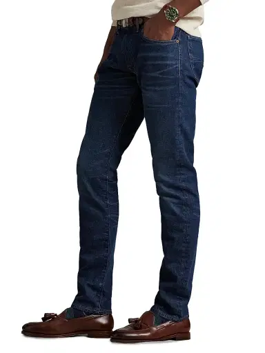 Polo Ralph Lauren Men's Sullivan Washed Mid-Rise Straight-Leg Jeans - Pinebank | Thumbnail 3 Polo Ralph Lauren Men's Sullivan Washed Mid-Rise Straight-Leg Jeans - Pinebank | Thumbnail 3