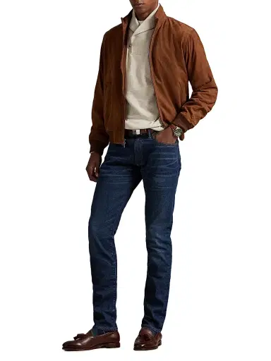 Polo Ralph Lauren Men's Sullivan Washed Mid-Rise Straight-Leg Jeans - Pinebank | Thumbnail 5 Polo Ralph Lauren Men's Sullivan Washed Mid-Rise Straight-Leg Jeans - Pinebank | Thumbnail 5