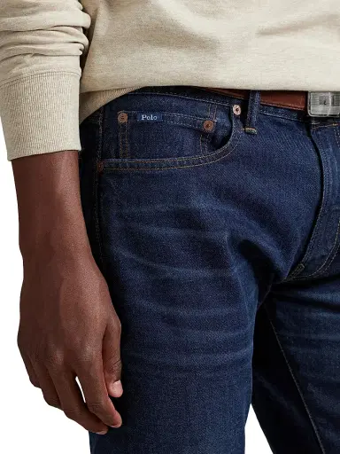Polo Ralph Lauren Men's Sullivan Washed Mid-Rise Straight-Leg Jeans - Pinebank | Thumbnail 6 Polo Ralph Lauren Men's Sullivan Washed Mid-Rise Straight-Leg Jeans - Pinebank | Thumbnail 6