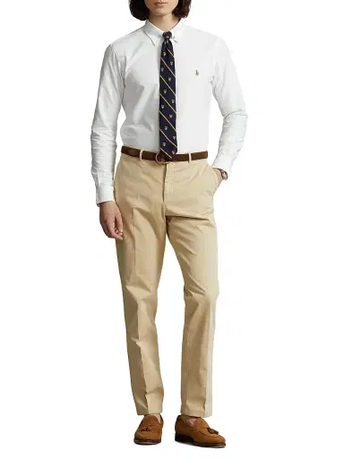 Polo Ralph Lauren Men's Button-Down Cotton Oxford Shirt - White | Thumbnail 2 Polo Ralph Lauren Men's Button-Down Cotton Oxford Shirt - White | Thumbnail 2