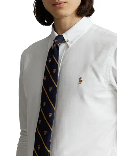 Polo Ralph Lauren Men's Button-Down Cotton Oxford Shirt - White | Thumbnail 5 Polo Ralph Lauren Men's Button-Down Cotton Oxford Shirt - White | Thumbnail 5