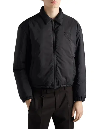 Prada Men's Re-Nylon Jacket - Black | Thumbnail 2 Prada Men's Re-Nylon Jacket - Black | Thumbnail 2