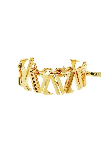 Versace Women's V Goldtone Bracelet - Gold | Thumbnail 1 Versace Women's V Goldtone Bracelet - Gold | Thumbnail 1