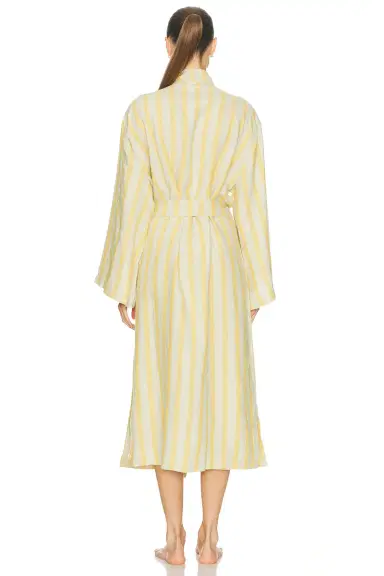 Parachute Linen Stripe Robe | Thumbnail 3 Parachute Linen Stripe Robe | Thumbnail 3
