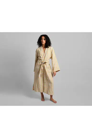 Parachute Linen Stripe Robe | Thumbnail 3 Parachute Linen Stripe Robe | Thumbnail 3