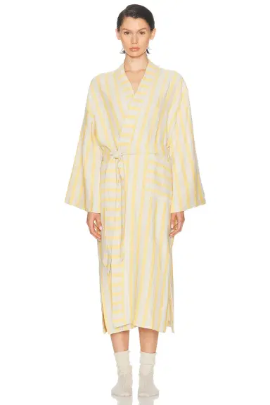 Parachute Linen Stripe Robe | Thumbnail 3 Parachute Linen Stripe Robe | Thumbnail 3