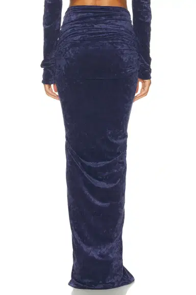 Atlein Ruched Long Skirt | Thumbnail 4 Atlein Ruched Long Skirt | Thumbnail 4