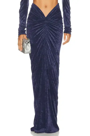 Atlein Ruched Long Skirt | Thumbnail 1 Atlein Ruched Long Skirt | Thumbnail 1