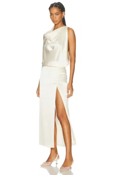 SEV Draped Midi Dress | Thumbnail 3 SEV Draped Midi Dress | Thumbnail 3