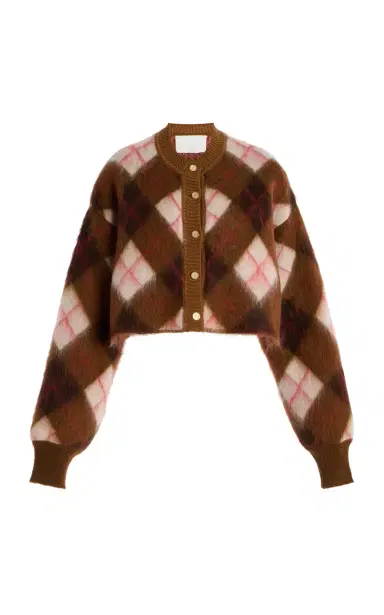 RÙADH The Blane Checked Wool Cardigan | Thumbnail 1 RÙADH The Blane Checked Wool Cardigan | Thumbnail 1