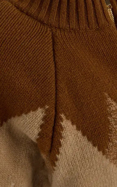 RÙADH The Innes Puff-Sleeve Jacquard Wool Top | Thumbnail 6 RÙADH The Innes Puff-Sleeve Jacquard Wool Top | Thumbnail 6