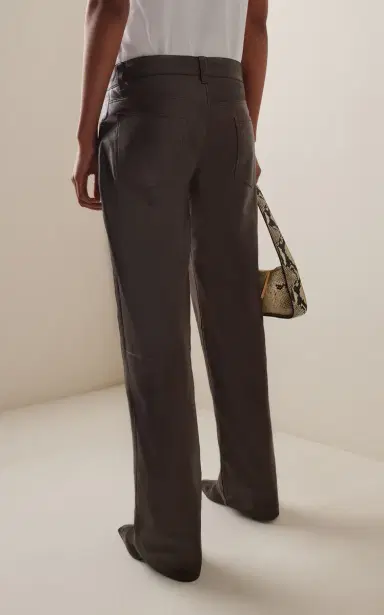 EB Denim Low Rise Baggy Leather Pants | Thumbnail 4 EB Denim Low Rise Baggy Leather Pants | Thumbnail 4