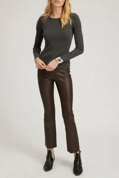 Sprwmn Ankle Flare Legging - Americano | Thumbnail 2 Sprwmn Ankle Flare Legging - Americano | Thumbnail 2