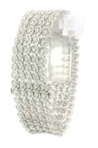 STEFERE Diamond Four Row Wheel Bracelet | Thumbnail 1 STEFERE Diamond Four Row Wheel Bracelet | Thumbnail 1