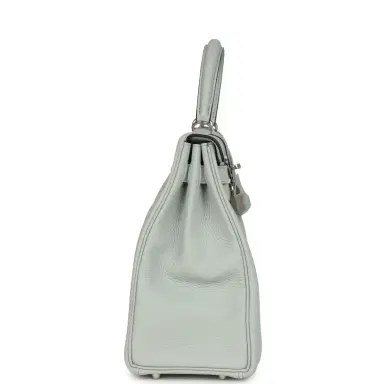 HERMÈS Hermes Kelly Retourne 32 Bleu Pale Clemence Palladium Hardware | Thumbnail 3 HERMÈS Hermes Kelly Retourne 32 Bleu Pale Clemence Palladium Hardware | Thumbnail 3