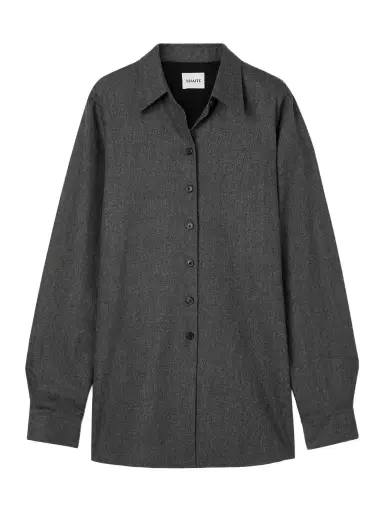 Khaite Auryn Wool Shirt | Thumbnail 1 Khaite Auryn Wool Shirt | Thumbnail 1