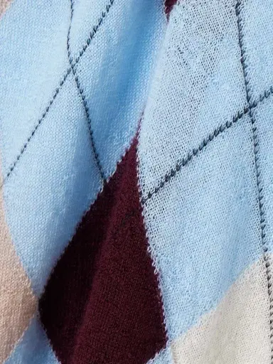 Khaite Anders Argyle Cashmere And Mohair-blend Sweater | Thumbnail 6 Khaite Anders Argyle Cashmere And Mohair-blend Sweater | Thumbnail 6